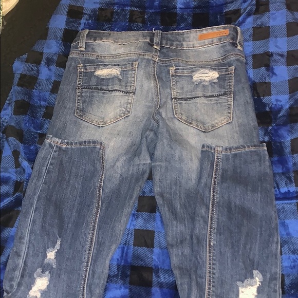 *worn* denim dollhouse jeans - Picture 2 of 2